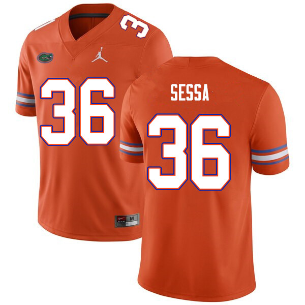 Men #36 Zack Sessa Florida Gators College Football Jerseys Sale-Orange - Click Image to Close